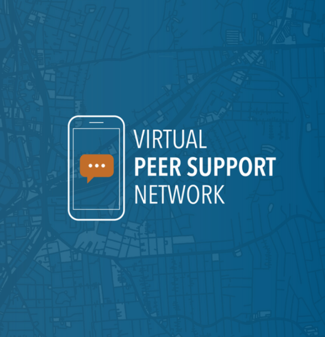 Blc virtual peer support network graphic